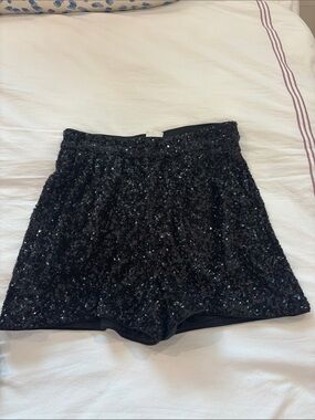 Express sequin shorts